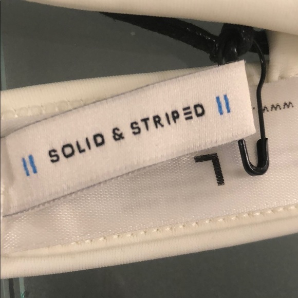 NEW SOLID & STRIPED Black Triangle Bikini Set - Picture 7 of 9